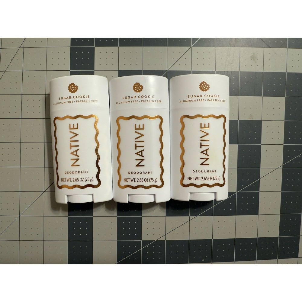 Lot of 3 Native Limited Edition Holiday Scent ~ Sugar Cookie -‎ 2.65oz BRAND NEW